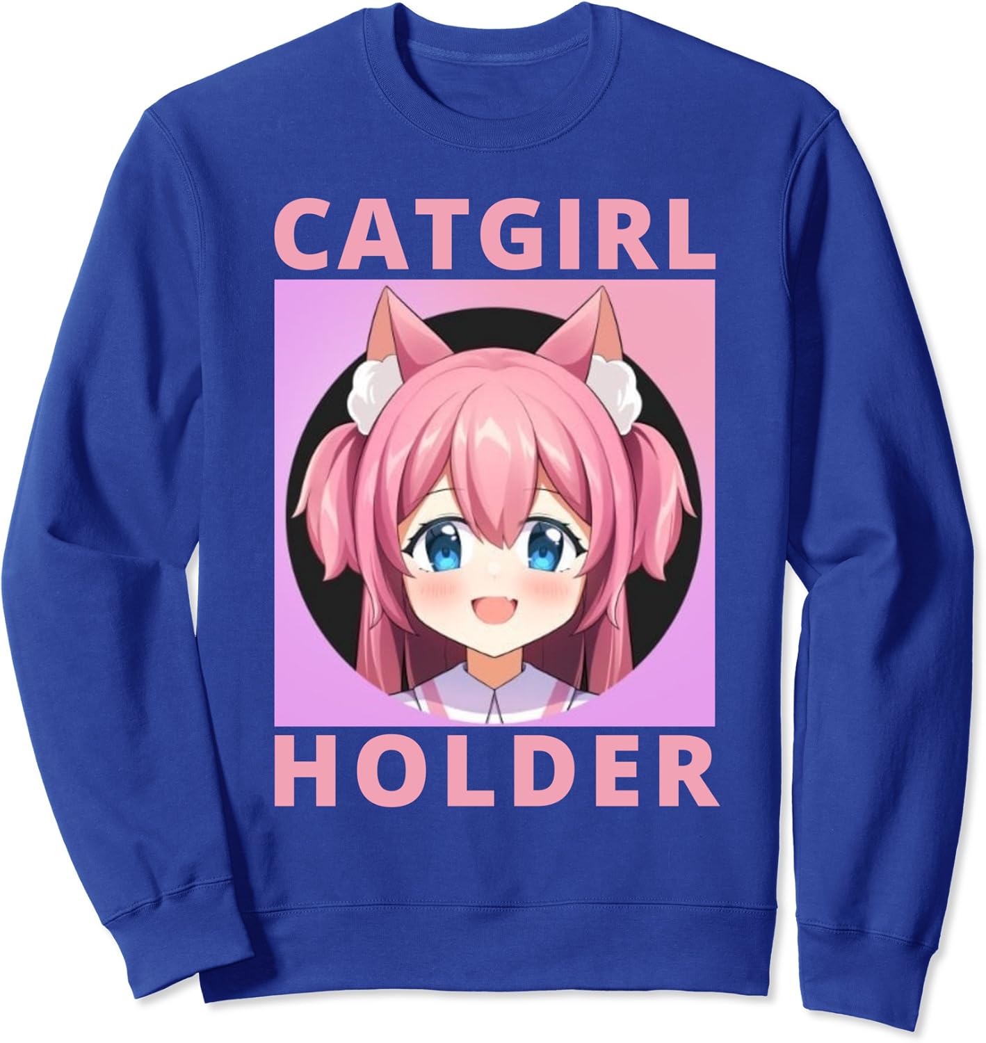 Catgirl Holder, Cat Girl Coin Token Crypto Currency Hodl SweatshirtTH